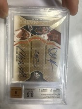 2009 SP Game Used /75 Darnell Jackson LeBron James Mo Williams BGS 8.5 /75