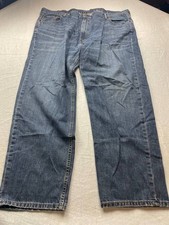 Levi's 550 Relaxed Fit Jeans Men Size 48X32 Blue Medium Wash Denim Straight Leg