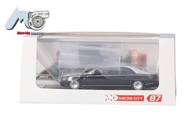 Herpa 87MC000026 MicroCity: Maybach 62S schwarz/silber (2002-2013) 1:87
