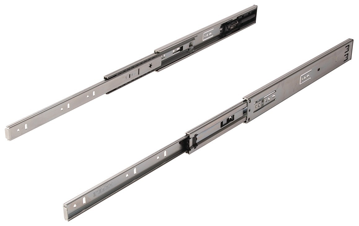 Hafele Ball Bearing Drawer Runners, Full Extension, Load Capacity 45 kg  NEW