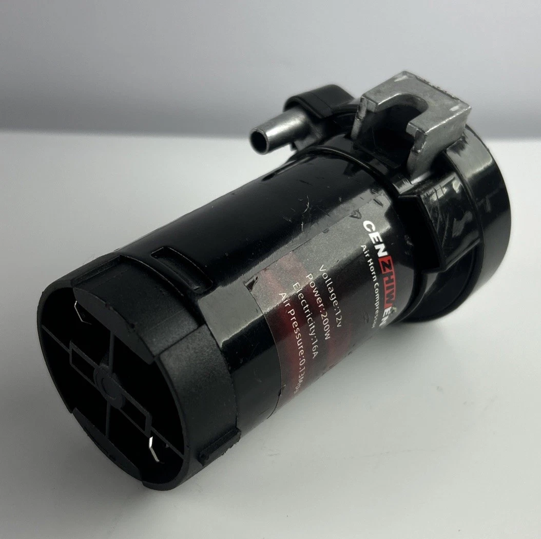 2x CENSHIWEN Heavy Duty Air Horn Compressor 12V 200W 16A 0.13MPa Black foto 3
