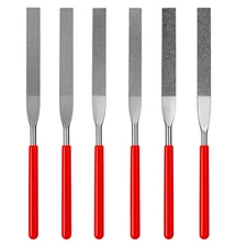 Diamond Coated Flat File Set 6 Different Grits 7"