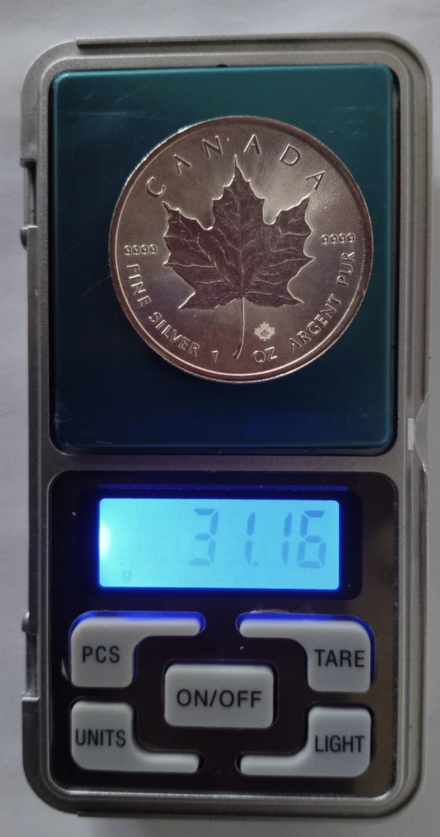 Moneda-Lingote de 1 Onza de Plata 999 - Canadá "Hoja de Arce" de 2015