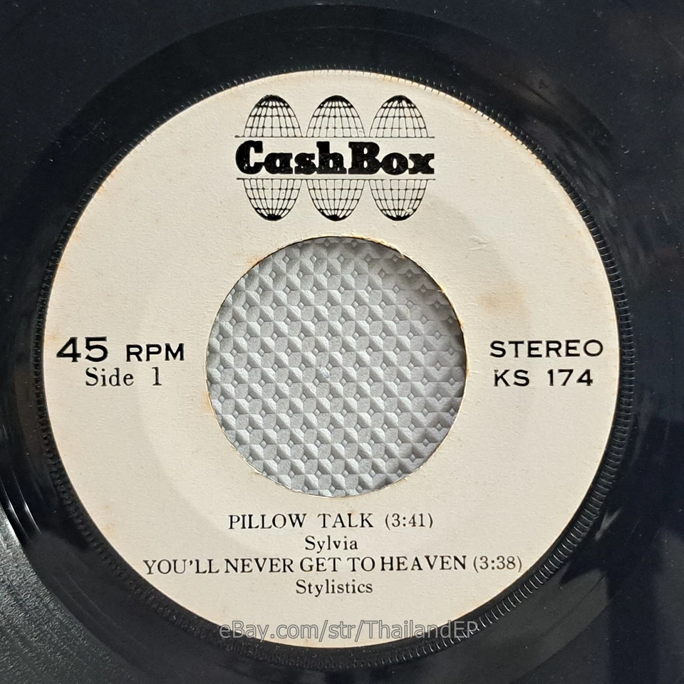 STEVIE WONDER /STYLISTICS /SYLVIA /10 C.C. THAILAND EP 45 THAI - Image 4 of 4