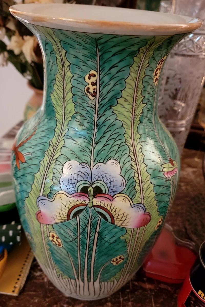 中国蝴蝶花瓶中国古董花瓶| eBay