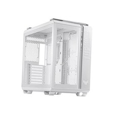 TUF Gaming White ATX Full Tower PC Case, Dual Chamber, White|w/o Fans GT502