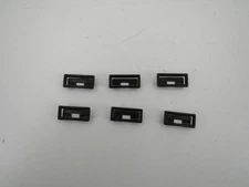 6 pcs Peterbilt 379 Toggle Switch ID Label Cover Trim Bezel Black
