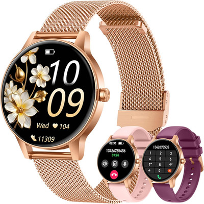 Smartwatch Damen Mit Bluetooth Telefonfunktion Sportuhr: 1.27'' HD Touchscreen Sm