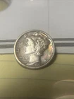 1938 s mercury dime Slight Obverse Toning