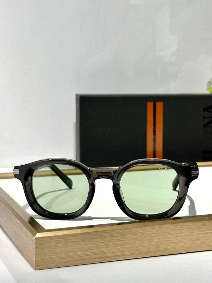 Ermenegildo Zegna EZ0229 51×22×145 Men’s Sunglasses Black Acetate Frame Italy - Image 2 of 4