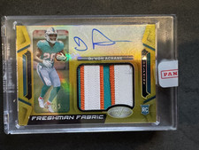 2023 Panini Certified De'Von Achane Panini Sealed Rookie Patch Auto #FFMS-32
