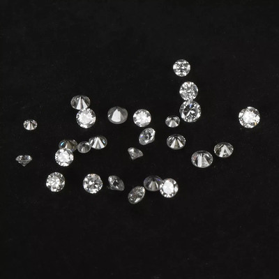 2 MM Natural Flawless White Sapphire Lot Round 18 Pcs Certified Loose Gemstone