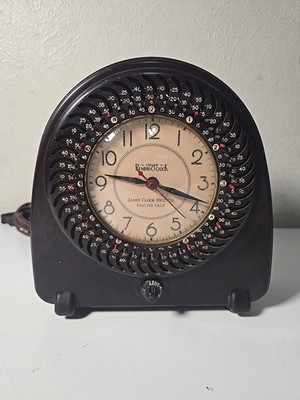 Vintage James Remind-O-Clock Model J - Rewired - Tested Works 