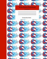 "Volleyball Notizbuch 8\"X10\" 120 Seiten Sport, Tagebuch, Schreibheft"