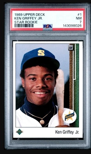 Ken Griffey Jr 1989 Upper Deck Star Rookie RC #1 PSA 7 Iconic Card