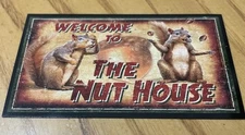 Fridge Magnet: WELCOME TO THE NUT HOUSE - Funny Squirrel / Family Humor