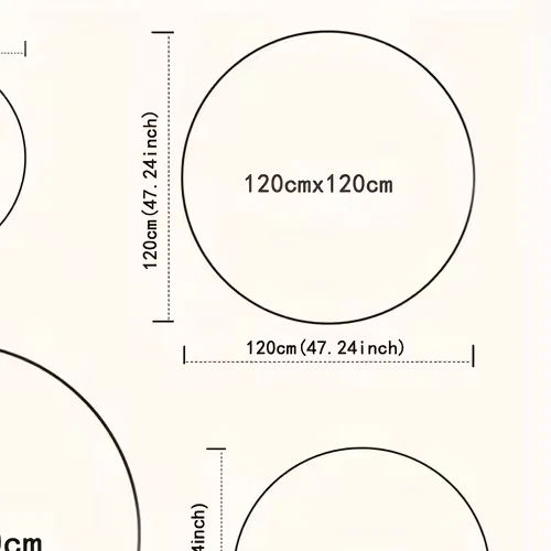 Fender Guitar Rock Round Carpet Area Rug Fannel Floor Mat Home Music Lover 120cm - Image 2 of 4