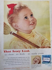 Ivory Soap, Full Page Vintage Print Ad, aa