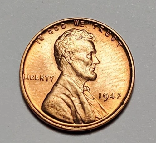 1942 P LINCOLN WHEAT PENNY UNC #P3584