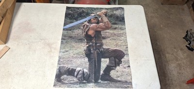 Conan THE Barbarian Original Poster Master Swordsman Arnold Schwarzenegger  