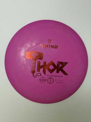 Viking Discs Thor – 173g – Used – Distance Driver — 173g. Exact item photographed by BlueJayDG.