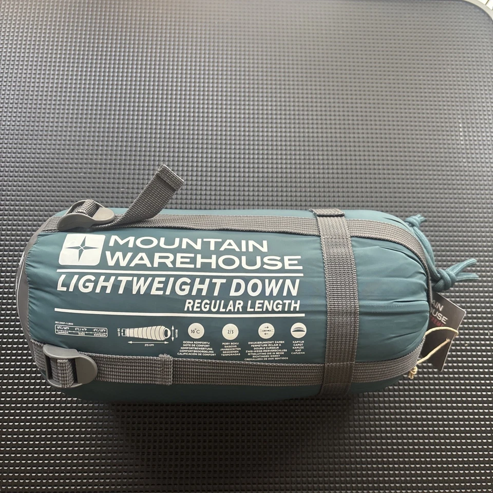 Mountain Warehouse Leichter Daunenschlafsack Petrol