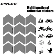 ENLEE Reflective Stickers Safety Signs MTB Road Bikes Bicycle Wheel Set Of 12Pcs