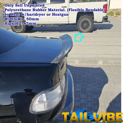 Honda Civic 1992-95 Sedan Coupe Fits Rear Duckbill Trunk Spoiler Wing TaVbe 380M