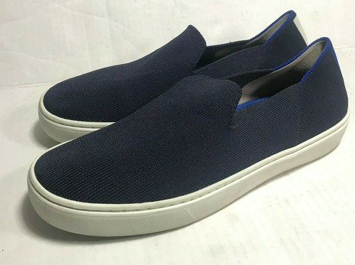 Rothys The Sneaker Slip On Womens Shoe 8 Navy Flat
