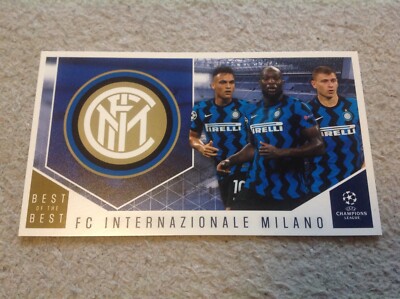 TOPPS CHAMPIONS LEAGUE 20/21 BEST OF THE BEST INTER MILAN MATCH ATTAX OVER-SIZE