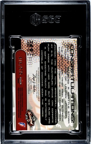 2002 Fleer Authentix WNBA The Ticket #2TT Lauren Jackson 416/575 SP SGC 8 NmMt - Picture 3 of 3
