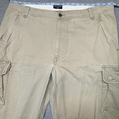 Polo Jeans Ralph Lauren Mens Khaki Cargo Pants Authentic Military Trouser 40X34 - Picture 8 of 12