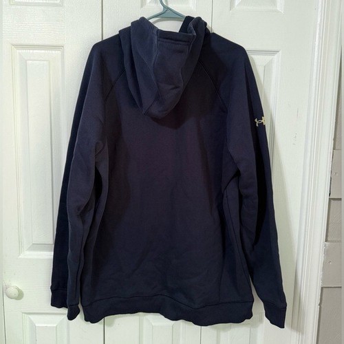 Under Armour Navy Midshipmen Sideline Fleece Raglan Pullover Hoodie - Navy XL - Bild 3 von 10