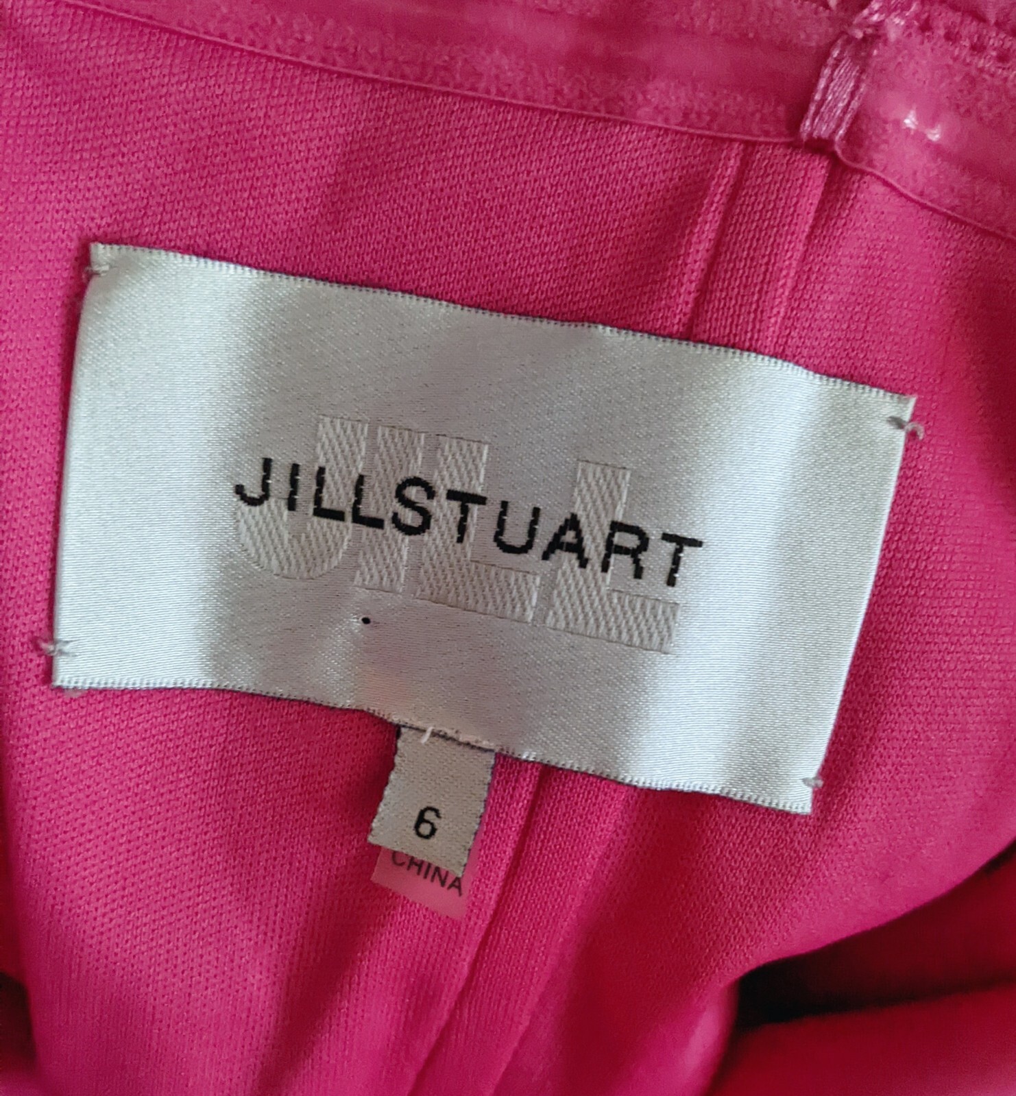 Jill Stuart Pink Silk Strapless Bodycon Dress 6 S - image 4