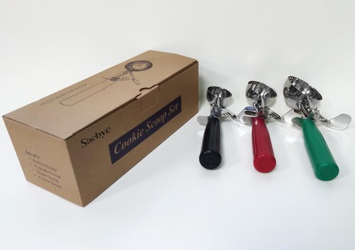 Cookie Scoop Set Ice Cream Scoop Set Multiple Size Large-Medium-Small Size Di... - Picture 3 of 8