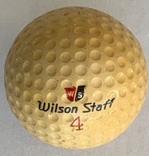 VINTAGE WILSON STAFF LOGO GOLF BALL USED