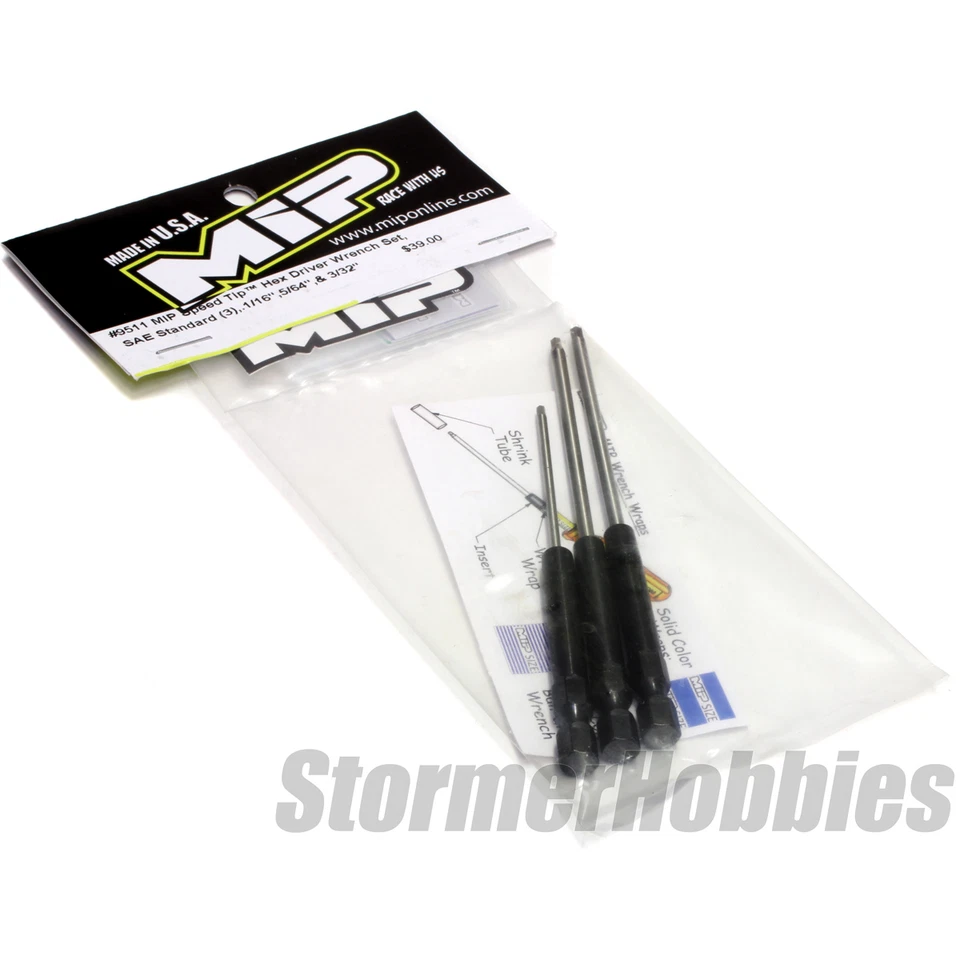 MIP Speed Tip Standard Hex Driver Set (1/16, 5/64, 3/32) MIP9511 with labels - Image 2 of 2