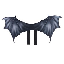 Pet Bat Wings Costume Bat Wings Apparel Dog Cosplay Black Wings Halloween Vibe