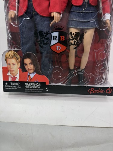 NRFB Giovanni & Lupita Rebelde RBD Barbie Doll Set N2754 N2757 2008 Telenovela - Picture 9 of 14