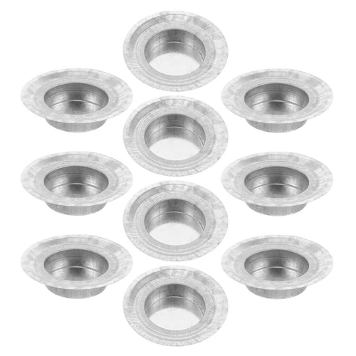  10 Pcs Mason Jar Candle Holder Inner Decorative Jars Lid Inserts