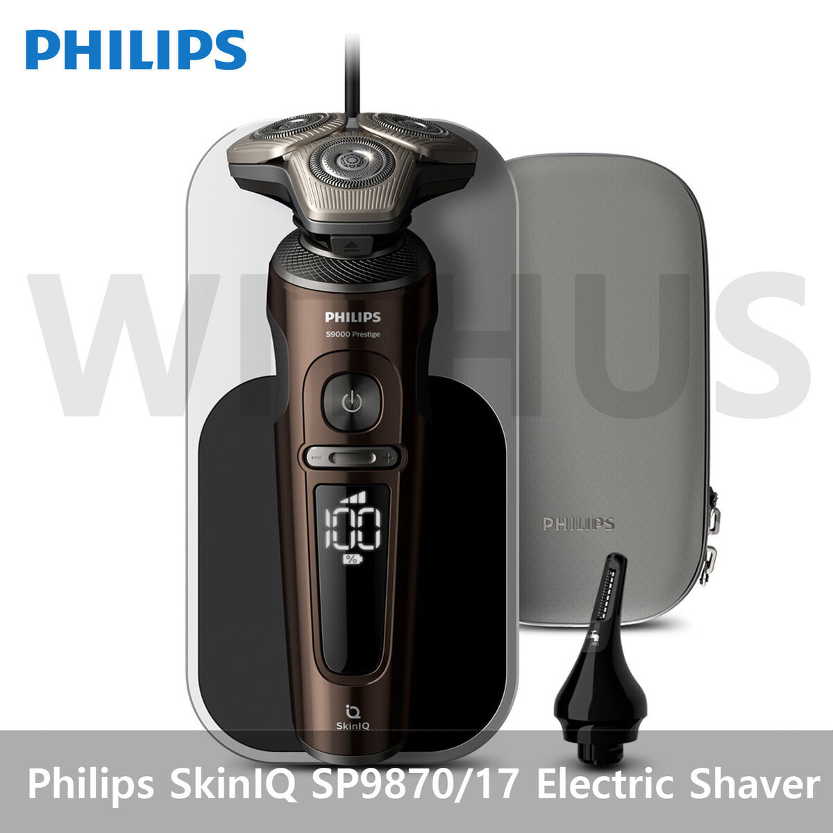Philips SkinIQ 9000 Prestige Series Electric Shaver with Philips SkinIQ 9000 Prestige Series Electric Shaver with
