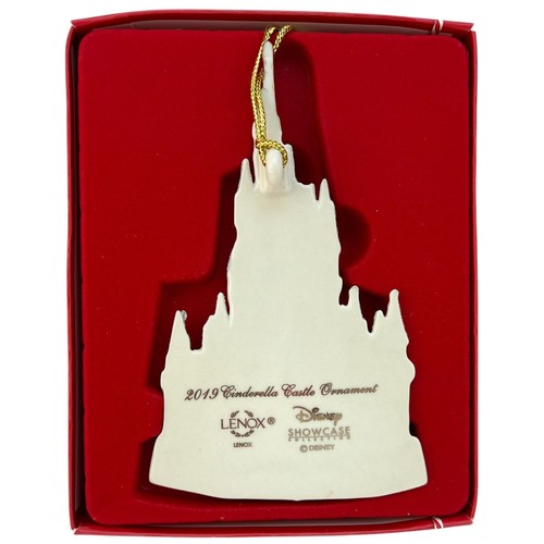 Lenox China 2019 Cinderella's Castle Disney Xmas Tree Ornament MIB - Picture 3 of 5