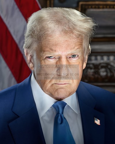 PRESIDENT DONALD TRUMP OFFICIAL 2025 WHITE HOUSE PORTRAIT 8X10 PHOTO | eBay