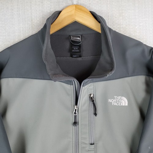 THE NORTH FACE Size XL Mens Apex Bionic Softshell Full Zip Gray Jacket Coat - Picture 3 of 12