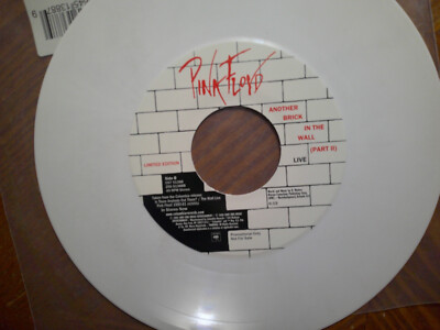 WHITE VINYL PROMO 45 RECORD/PINK FLOYD/ANOTHER BRICK IN THE WALL