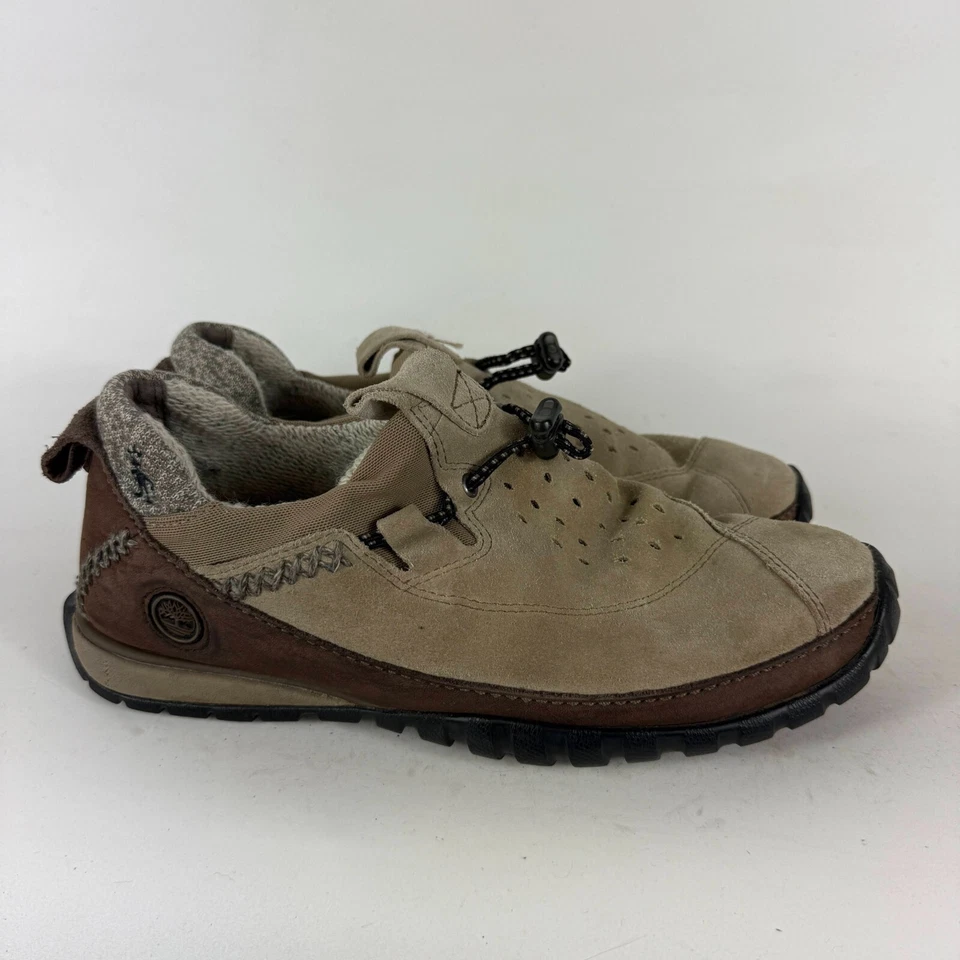 Timberland X Smartwool Power Tumbona Mocasines Para Mujer 8 Marrón Gamuza Sin Cordones Foto 2 de 4