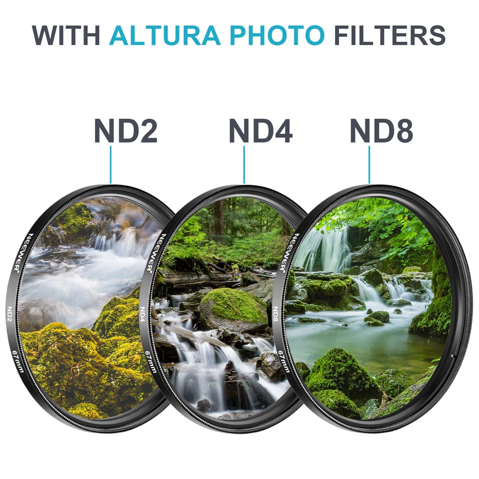 Neewer 67MM Complete Lens Filter Accessory Kit for Lenses with 67MM Filter Size - Image 3 of 4