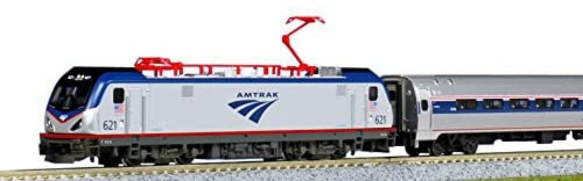 KATO N scale Amtrak ACS-64 / Amfleet I 5-car set 10-710-2 KATO N scale Amtrak ACS-64 / Amfleet I 5-car set 10-710-2