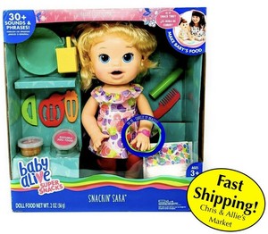 baby alive super snackin sara blonde