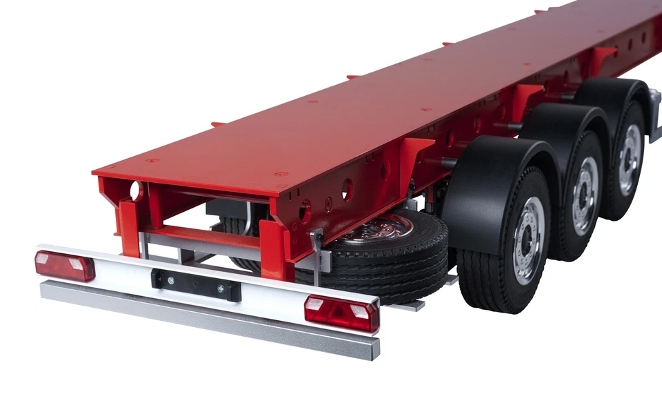 CARSON Truck Anhänger 3 Achs Aufliegerfahrgestell Ver. 3 Stahl1:14 - Bild 4 von 4